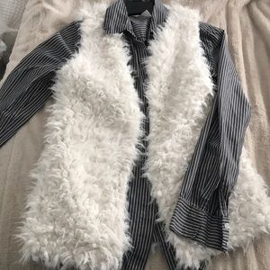 Fluffy Cherokee vest